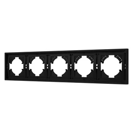 Фото #1 товара Рамка пластиковая FRM-TENDO-SFPL-5-BK (Arlight, -)