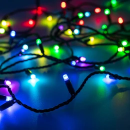 Фото #1 товара Светодиодная гирлянда ARD-STRING-CLASSIC-10000-BLACK-95LED-LIVE RGBW-DMX (24V, 10W) (Ardecoled, IP65)