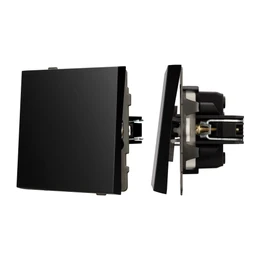 Фото #1 товара Механизм выключателя одноклавишный проходной SWT-TENDO-MKP1-PL-BK (230V, 10A) (Arlight, -)