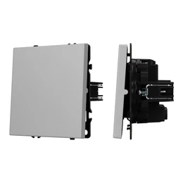 Фото #1 товара Механизм выключателя одноклавишный перекрёстный SWT-NOBE-MKX1-SFPL-IS (230V, 10A) (Arlight, Никель)