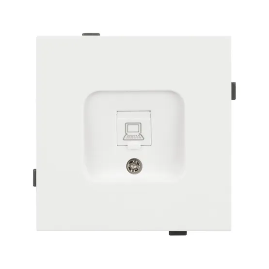 Фото #3 товара Механизм компьютерной розетки SCT-TENDO-MPC1-SFPL-WH (RJ-45, CAT6) (Arlight, -)