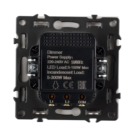 Фото #3 товара Механизм светорегулятора SWT-NOBE-DLR-SFPL-WH (250V, 300W) (Arlight, Белый кварц)