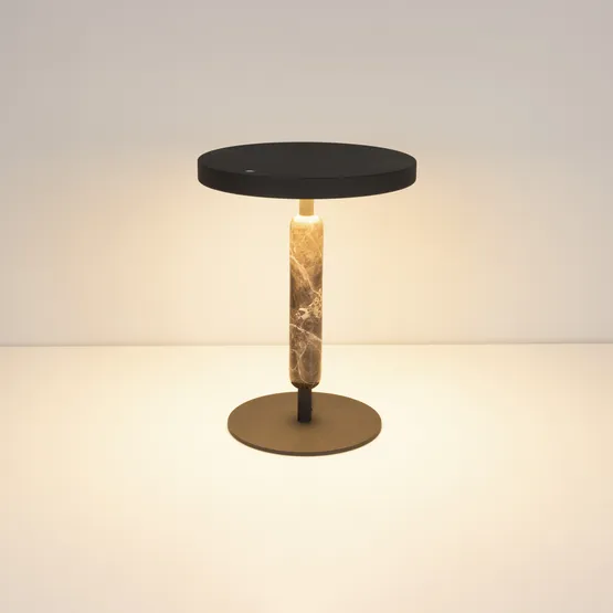 Фото #2 товара Светильник SP-ALYSS-TAB-R22.5x30-5W Warm3200-MIX (CF-BK, 110 deg, 230V) (Arlight, IP20, Мрамор, 5 лет)