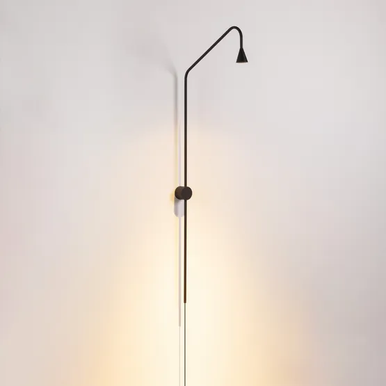 Фото #2 товара Светильник SP-RINAR-WALL-5W Warm3000 (BK, 36 deg, 230V)  (Arlight, IP20 Металл, 5 лет)