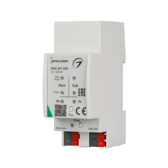 Фото #1 товара INTELLIGENT ARLIGHT Шинный соединитель KNX-301-DIN (BUS) (Arlight, IP20 Пластик, 2 года)