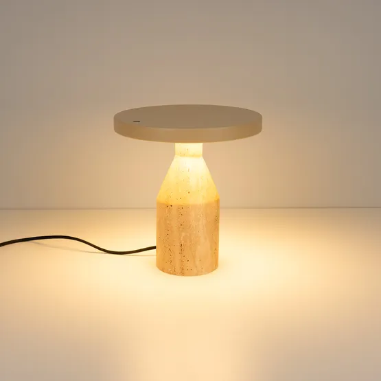 Фото #3 товара Светильник SP-CROOD-TAB-R22.5x24-7W Warm3200-MIX (BG-BG, 140 deg, 230V) (Arlight, IP20, Травертин, 5 лет)