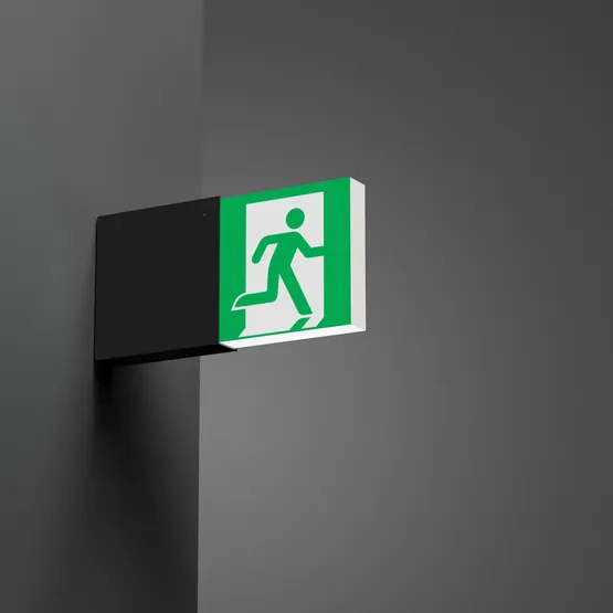 Фото #3 товара Световой указатель EMG-MARK-M-3H-BK (Arlight, IP40 Металл, 5 лет)