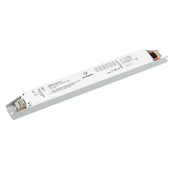 Фото товара Блок питания ARJ-LG-30-LINEAR-PFC (30W, 18-90V, 0.2-0.55A) (Arlight, IP20 Металл, 5 лет)