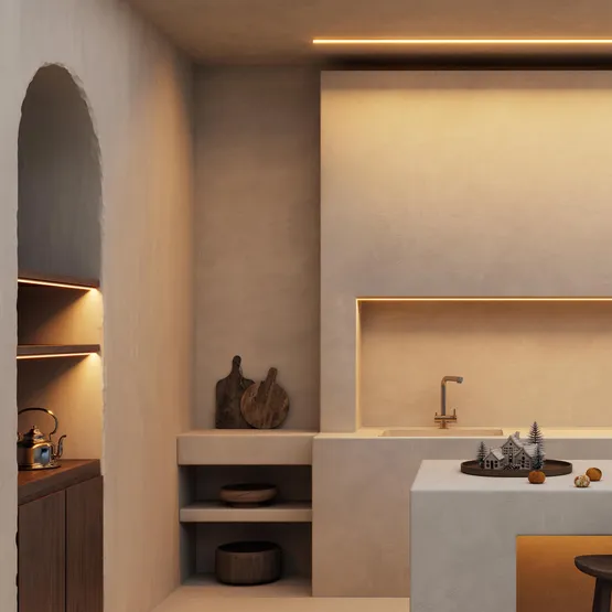 Фото #6 товара Профиль LINE-D-1111-2000 SQUARE ANOD (Arlight, Алюминий)