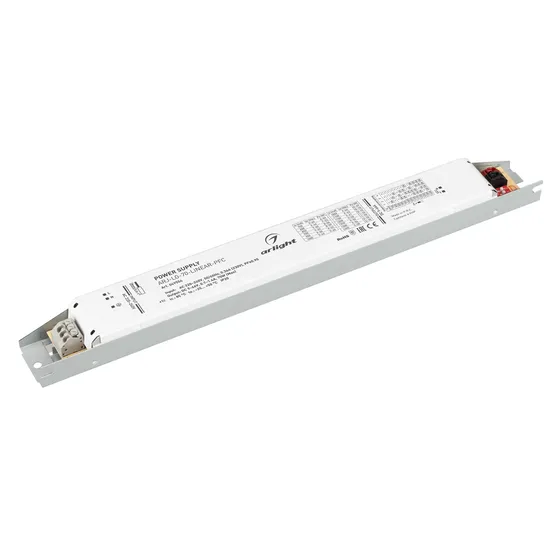 Фото товара Блок питания ARJ-LG-70-LINEAR-PFC (70W, 9-66V, 0.7-1.4A) (Arlight, IP20 Металл, 5 лет)