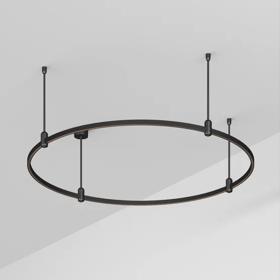 Фото товара Основание ART-APRIORI-ROUND-ROD-400-R1200 (BK) (Arlight, IP20 Металл, 3 года)