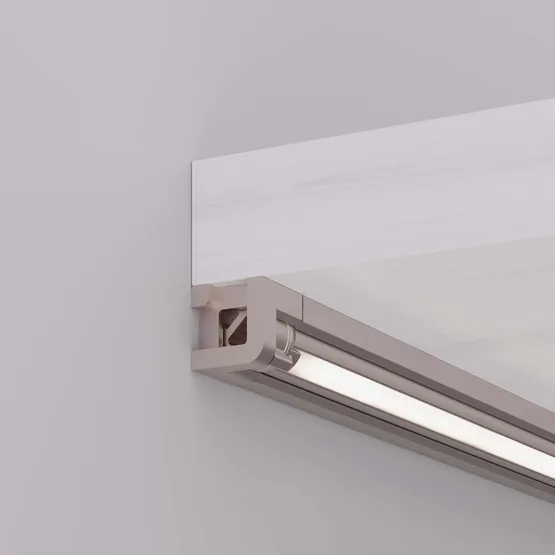 Фото #6 товара Профиль с экраном SL-KANT-H10-ROTATE-2000 CHAMPAGNE GOLD (Arlight, Алюминий+пластик)