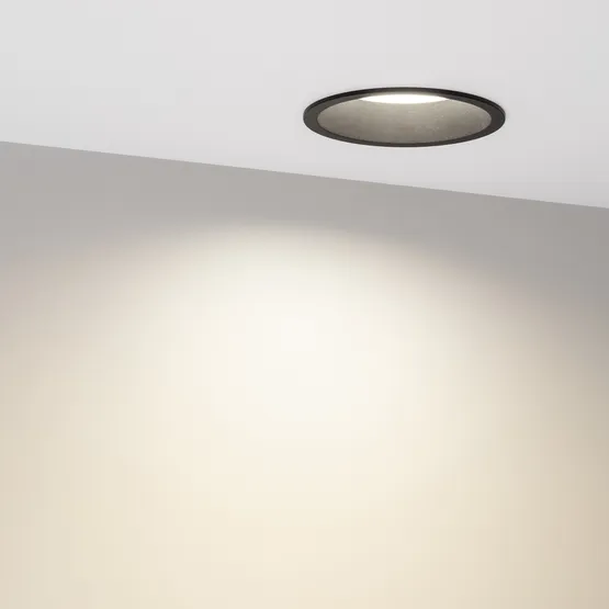 Фото #4 товара Светильник MS-BREEZE-BUILT-R104-12W Day4000 (BK, 85 deg, 230V) (Arlight, IP20 Металл, 5 лет)