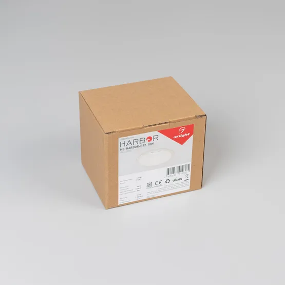 Фото #6 товара Светильник MS-HARBOR-R82-10W Warm2700 (WH, 50 deg, 230V) (Arlight, IP20 Металл, 5 лет)