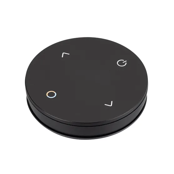 Фото #1 товара INTELLIGENT ARLIGHT Пульт SMART-801-22-4G-4SC-SH Black (3V, Magnet, 2.4G) (IARL, IP20 Пластик, 5 лет)