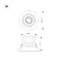 Минифото #3 товара Светильник MS-VORTEX-BUILT-R110-20W Warm3000 (WH-WH, 40 deg, 230V) (Arlight, IP20 Металл, 5 лет)