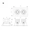 Минифото #3 товара Светильник MS-VORTEX-BUILT-S210x117-2x20W Warm3000 (WH-WH, 20 deg, 230V) (Arlight, IP20 Металл, 5 лет)