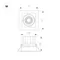 Минифото #3 товара Светильник MS-VORTEX-BUILT-S117x117-20W Day4000 (WH-WH, 40 deg, 230V) (Arlight, IP20 Металл, 5 лет)