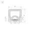 Минифото #2 товара Силиконовый профиль WPH-FLEX-2020-TOP-S13-5m WHITE (Arlight, Силикон)