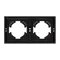 Минифото #3 товара Рамка пластиковая FRM-TENDO-SFPL-2-BK (Arlight, -)