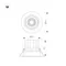Минифото #3 товара Светильник MS-VORTEX-BUILT-R90-12W Day4000 (WH-WH, 40 deg, 230V) (Arlight, IP20 Металл, 5 лет)